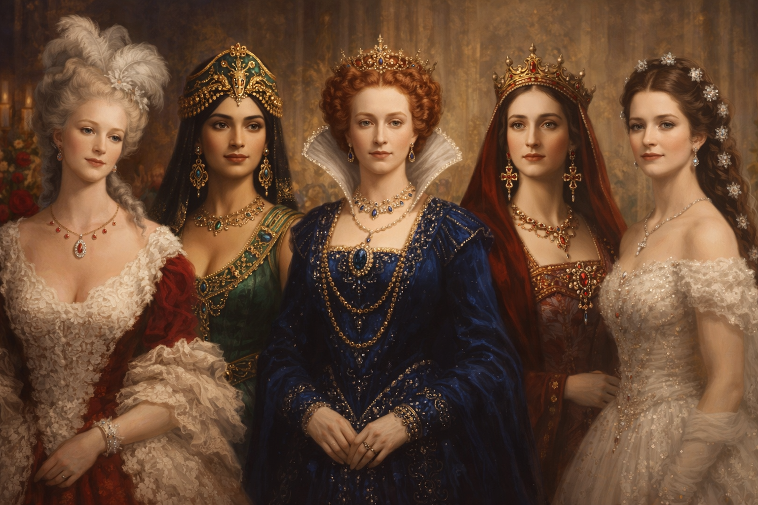 Les reines et leurs bijoux : quand la parure devient pouvoir