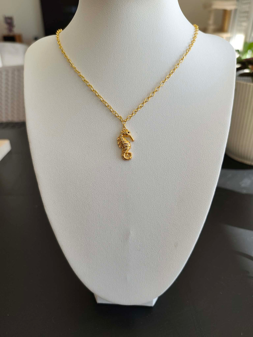Collier "hypocampe royal"