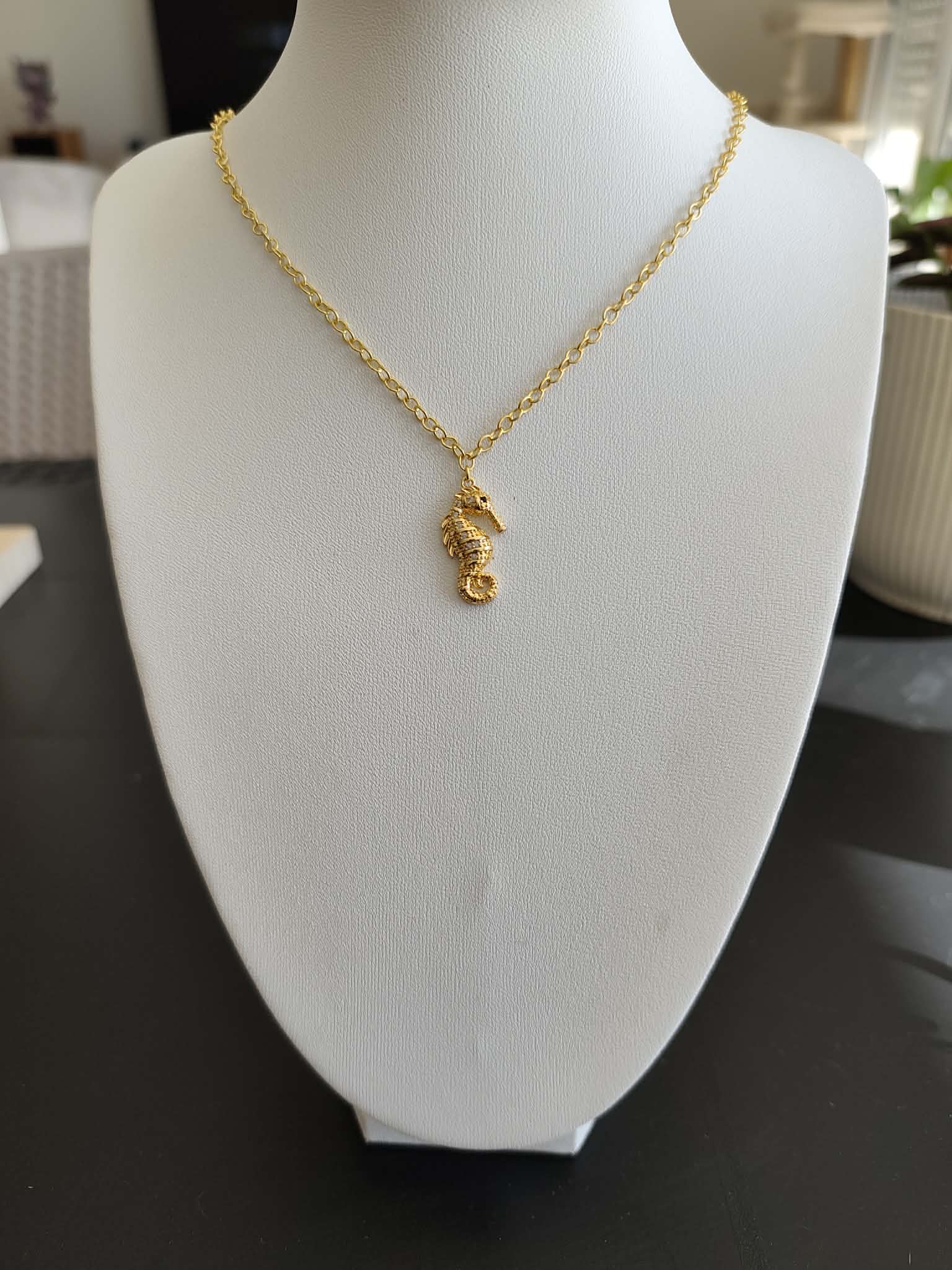 Collier "hypocampe royal"