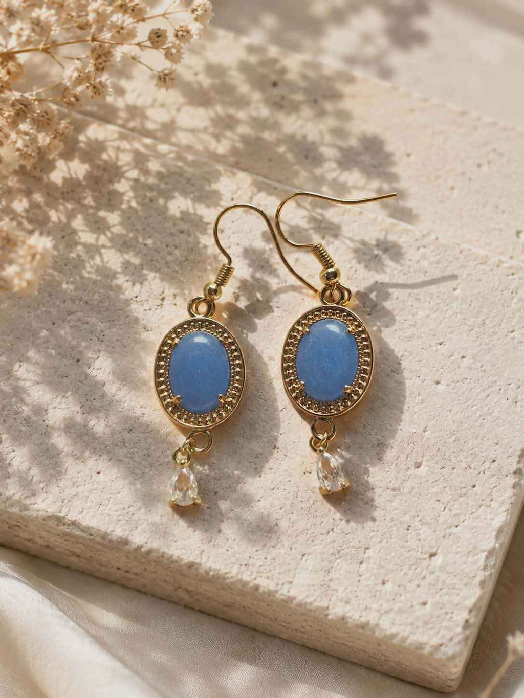 Boucles d'oreilles "Le Souffle d’Azur"