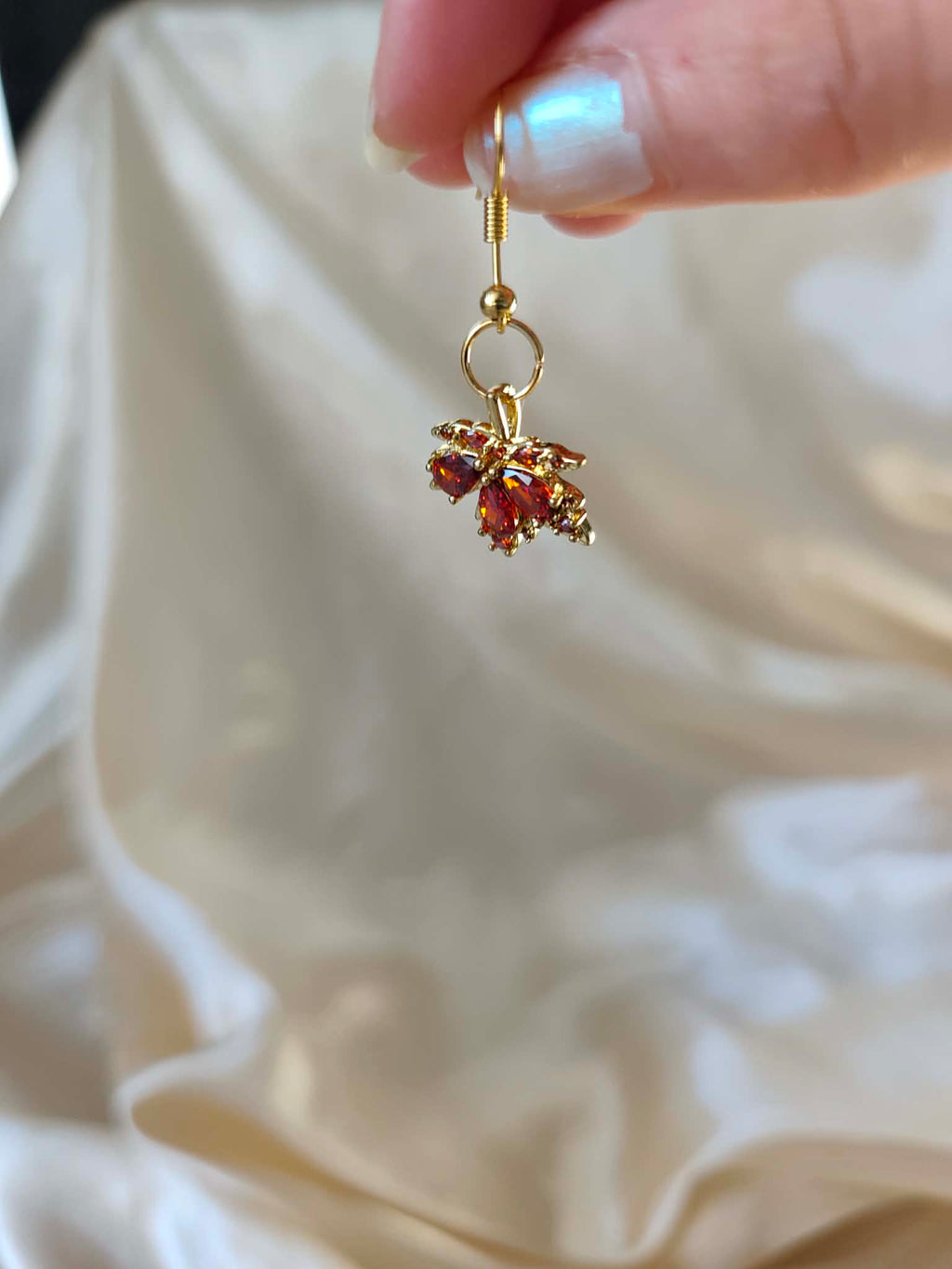 Boucles d'oreilles "Les Feuilles de la Cour"