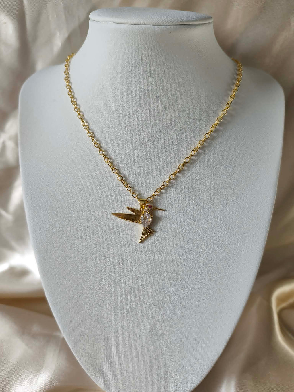 Collier "Oiseaux de la cour"