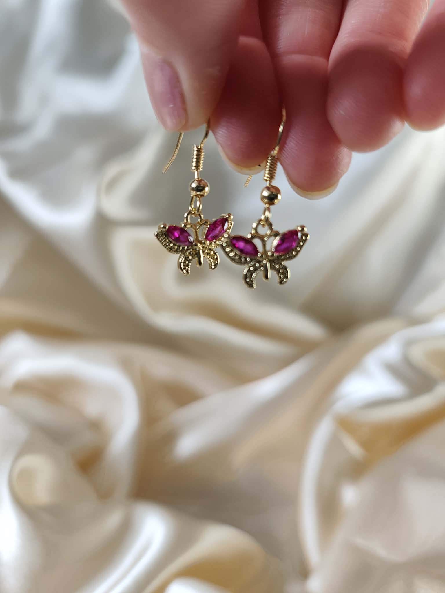 Boucles d'oreilles "Papillon Royal"