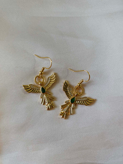Boucles d'oreilles "Le Phénix Impérial"