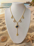 Collier "Le Trésor du Lagon Bleu"