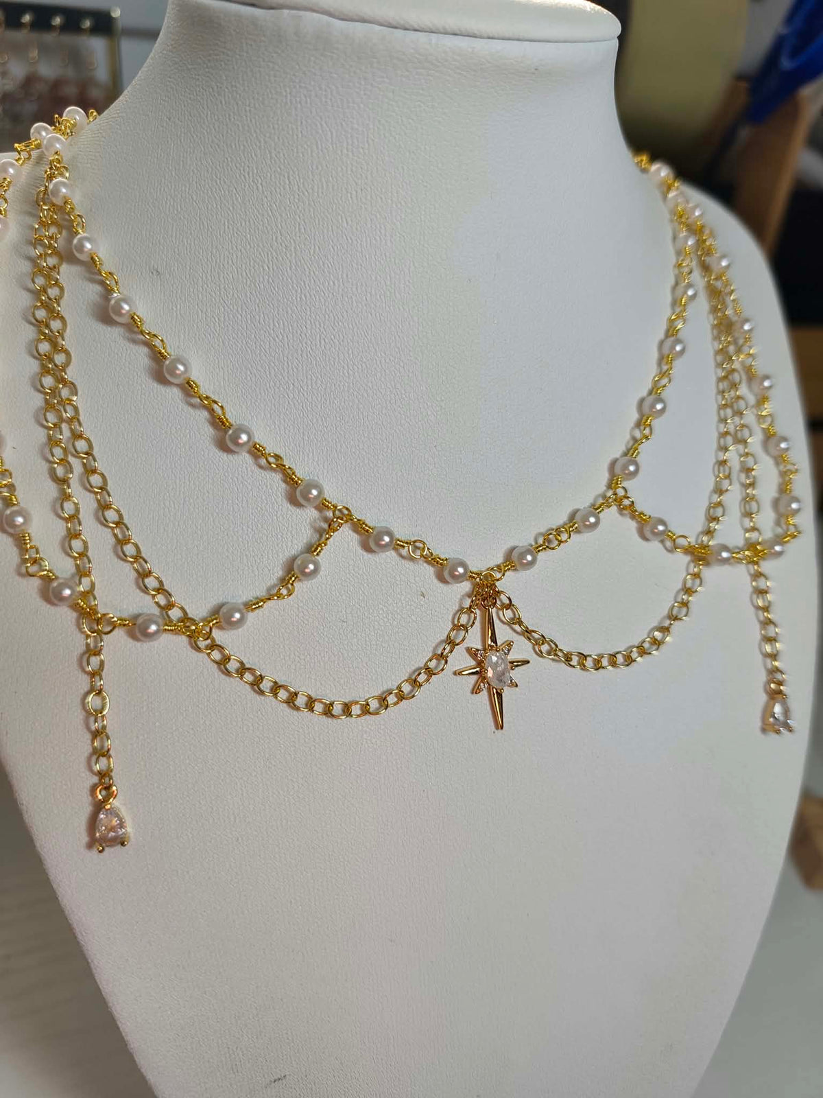 Collier "La princesse des Neiges"