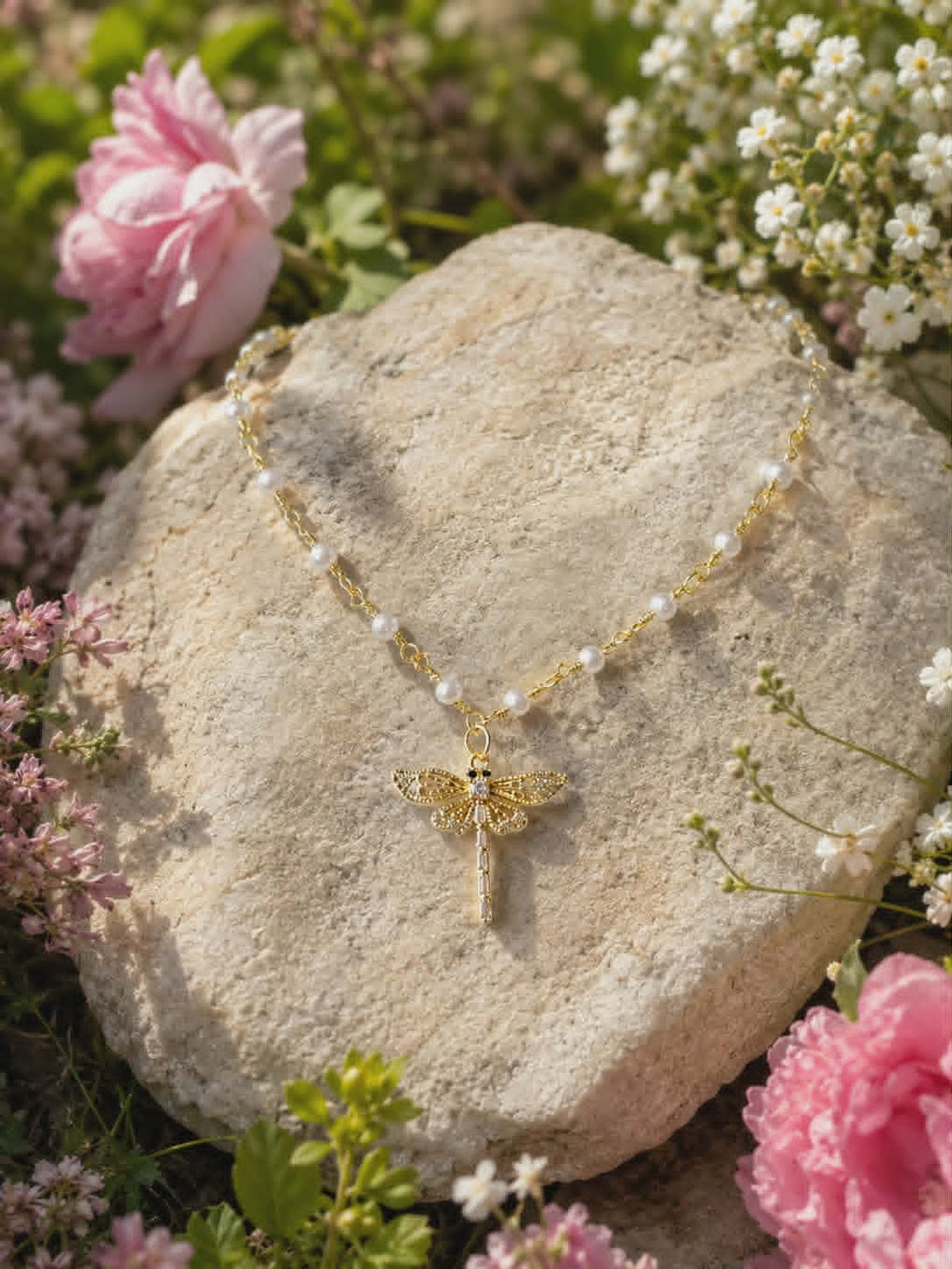 Collier "La Libellule Impériale"