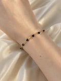 Bracelet "coeur noir"