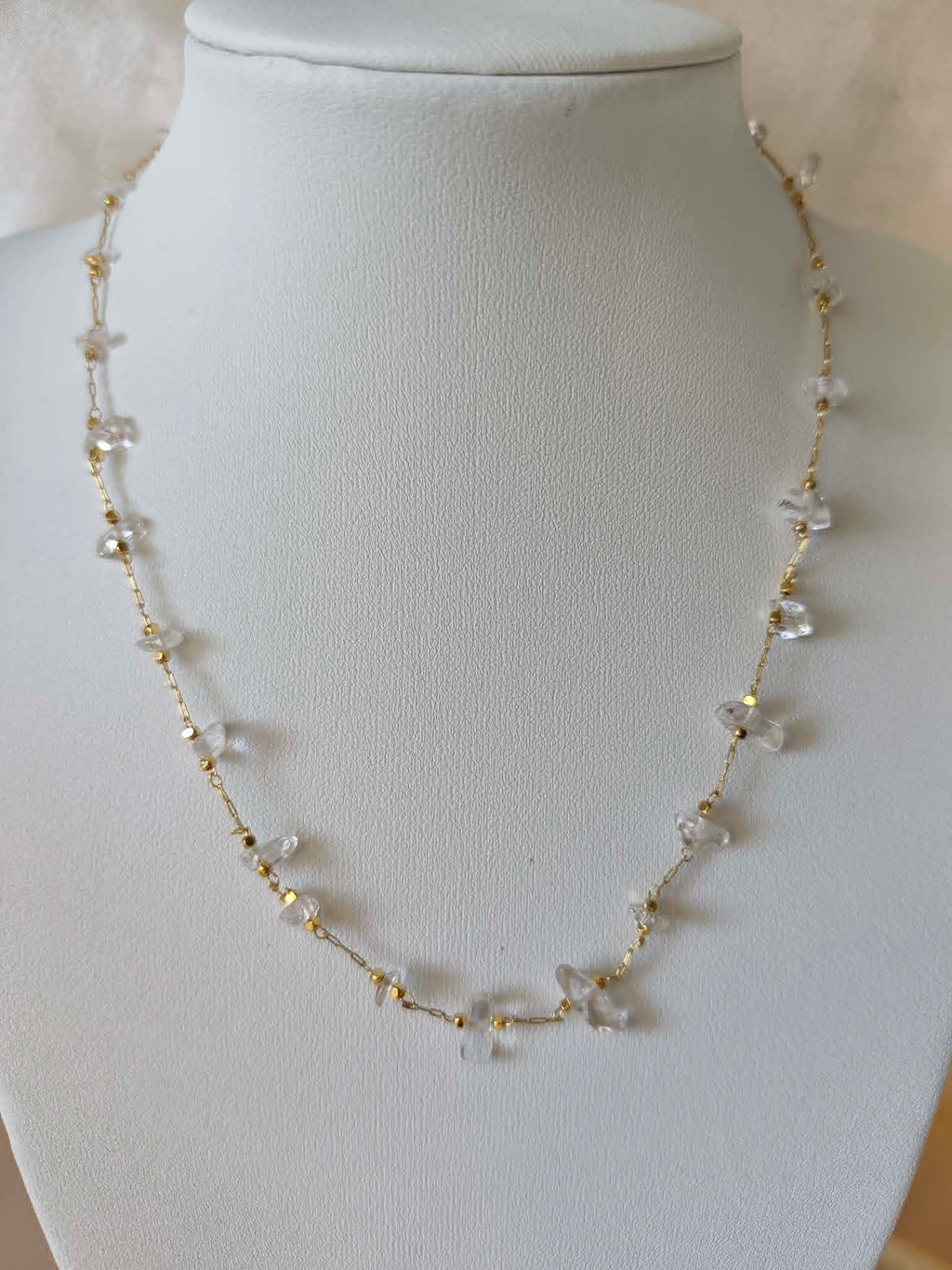 Collier "cristal de quartz"