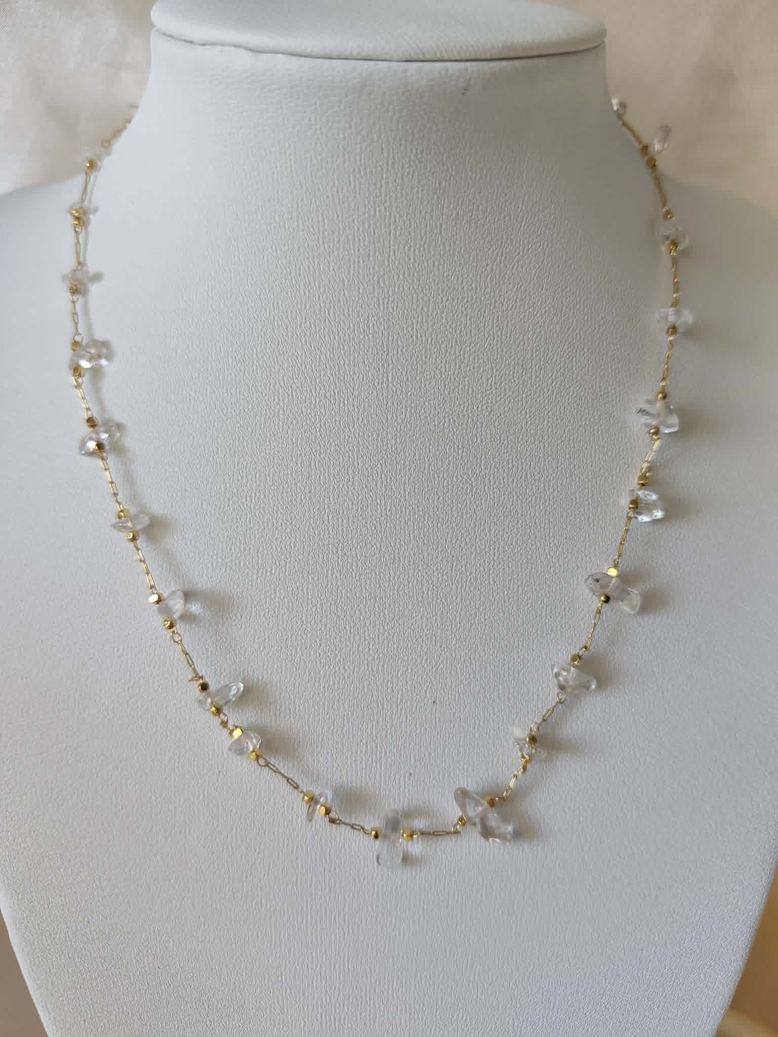 Collier "cristal de quartz"