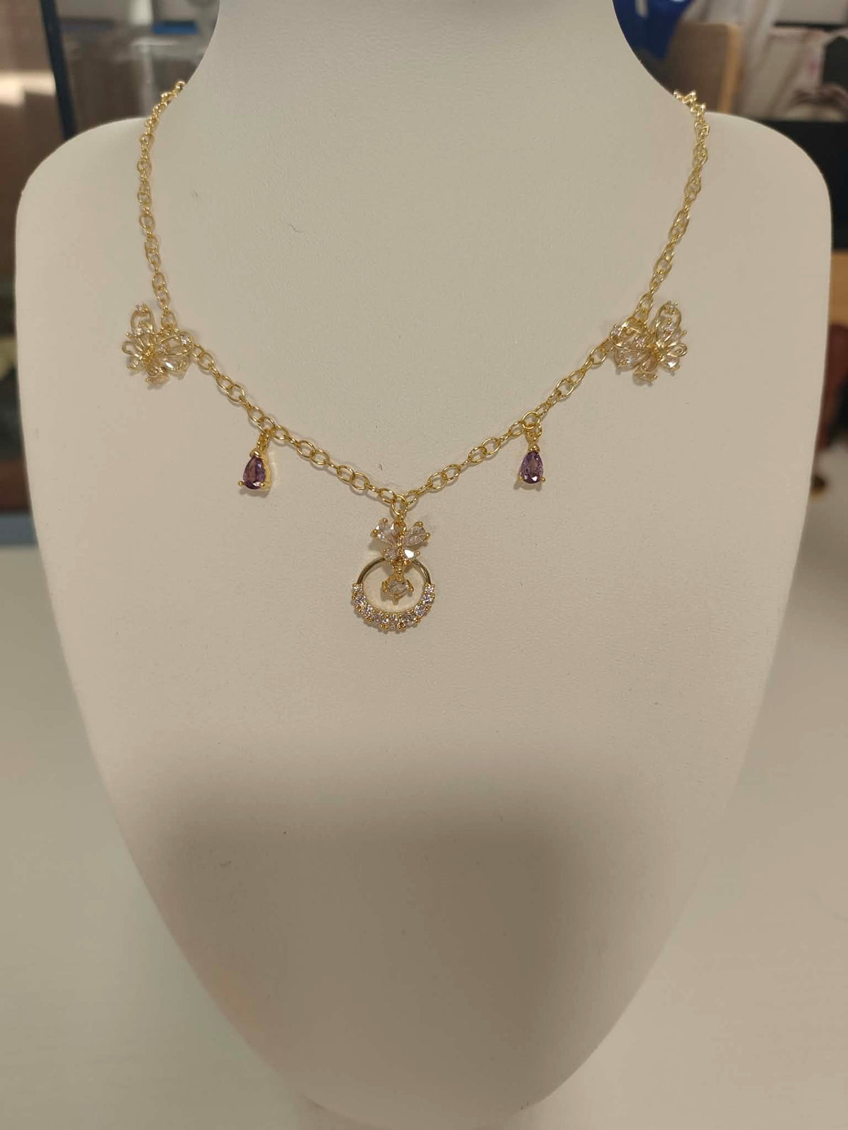 collier "Le Jardin d'Améthyste"
