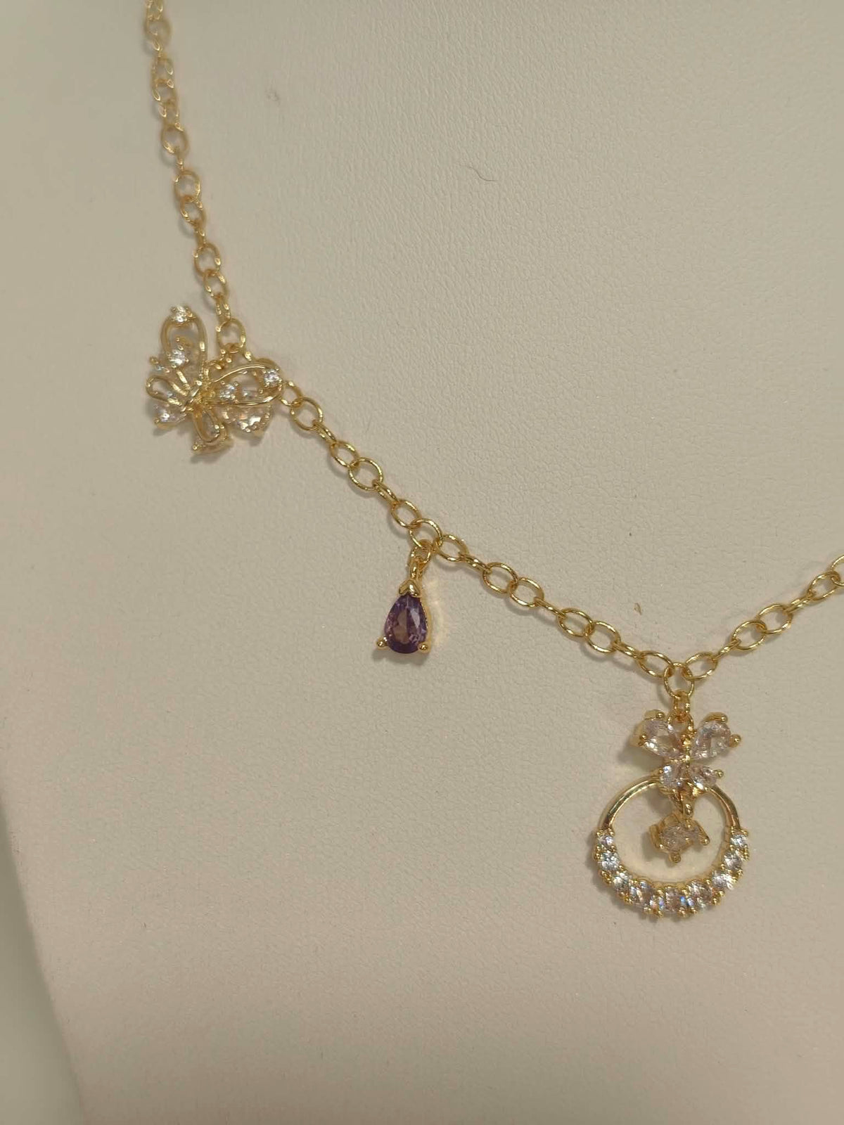 collier "Le Jardin d'Améthyste"