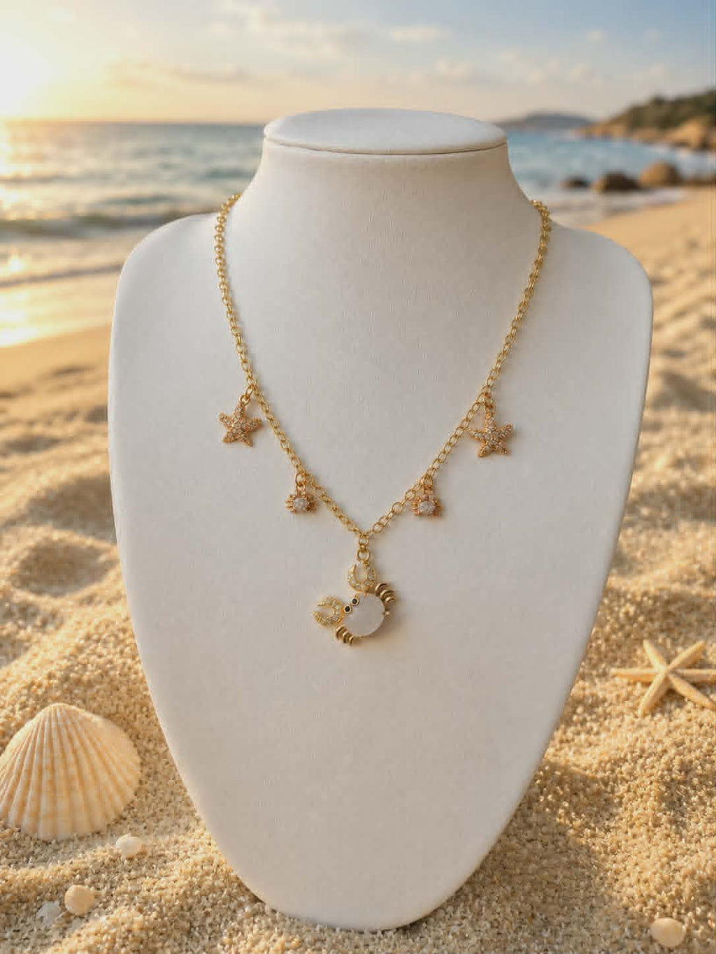 Collier "Le Trésor du Crabe Royal"