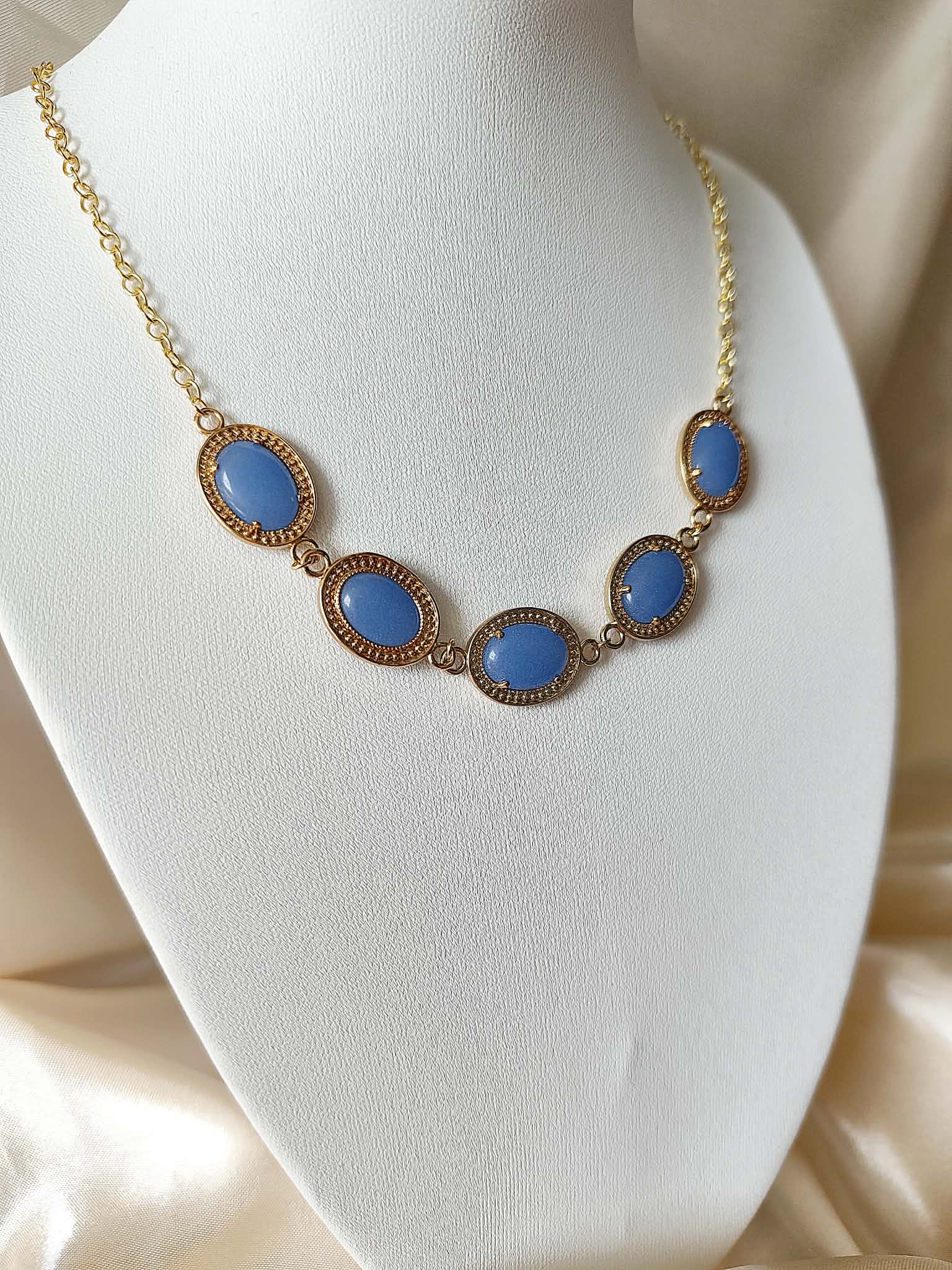 Collier "Médaillons de Saphir "