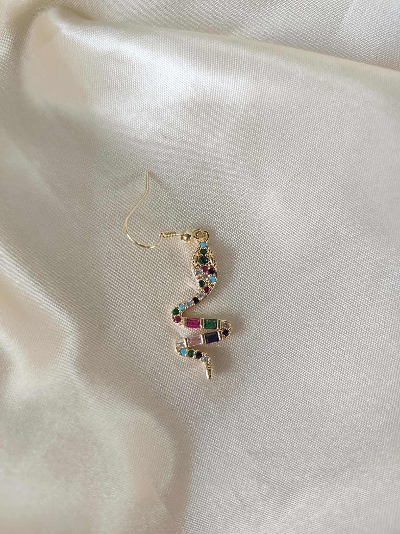 Boucles d'oreilles Le "Serpent aux Mille Joyaux”
