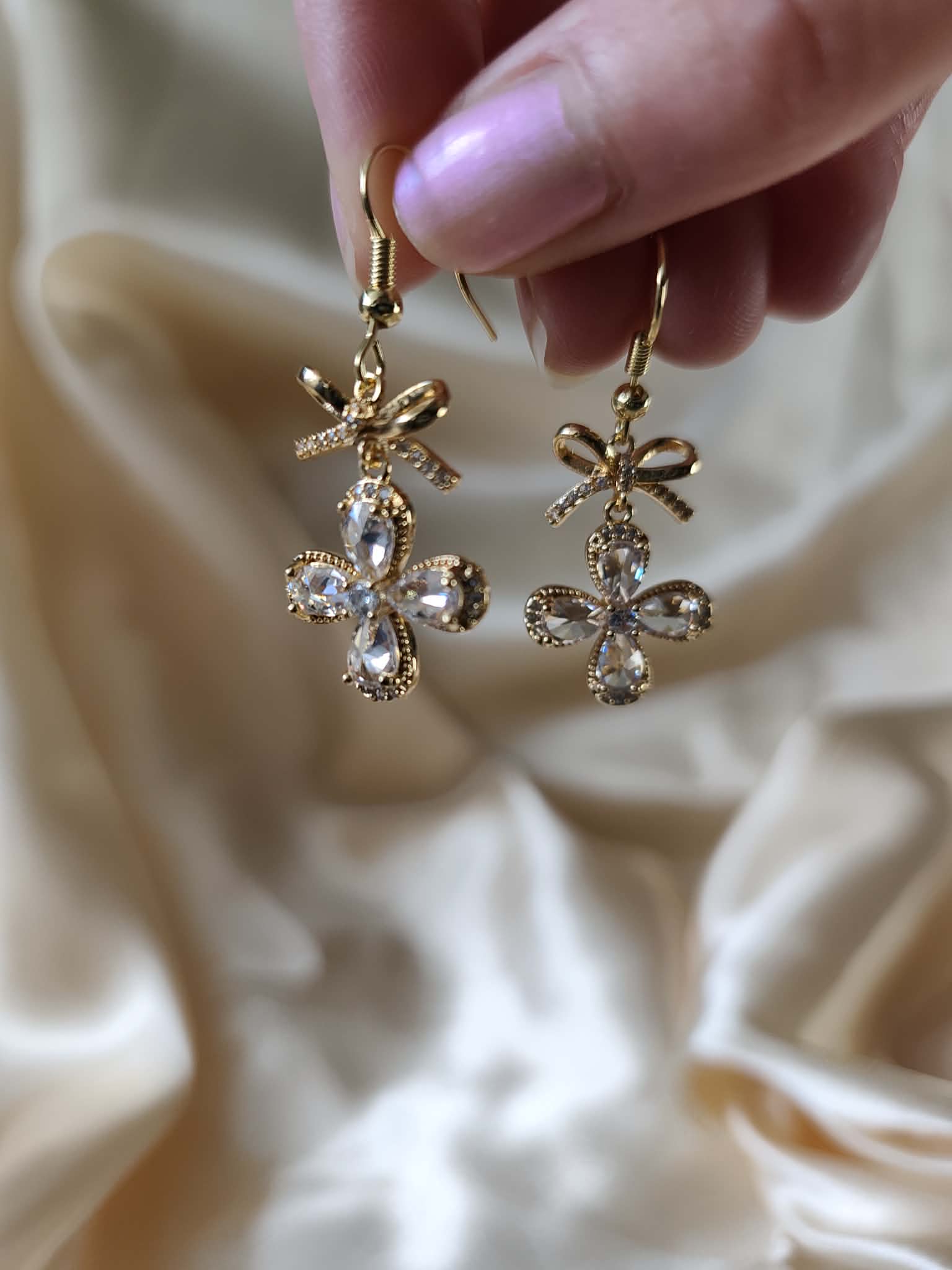 Boucles d'oreilles " L’Éclat de la Princesse"