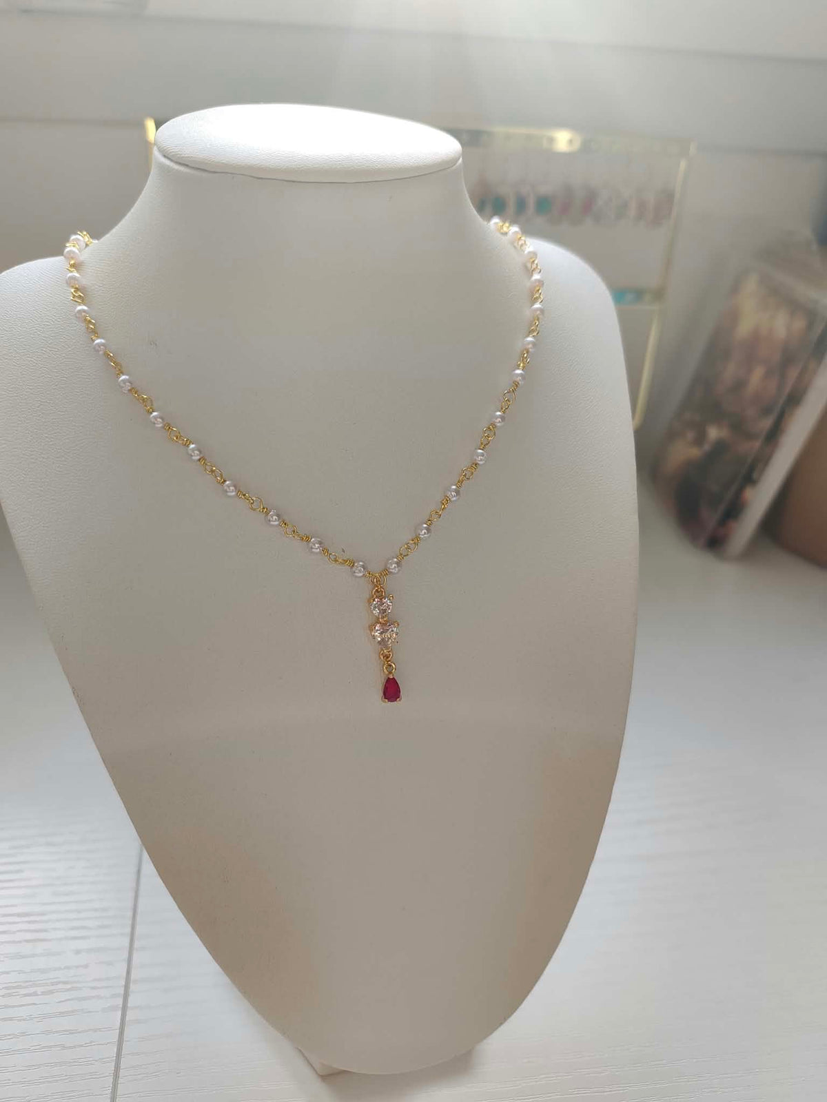 collier "Le Rubis de Victoria"