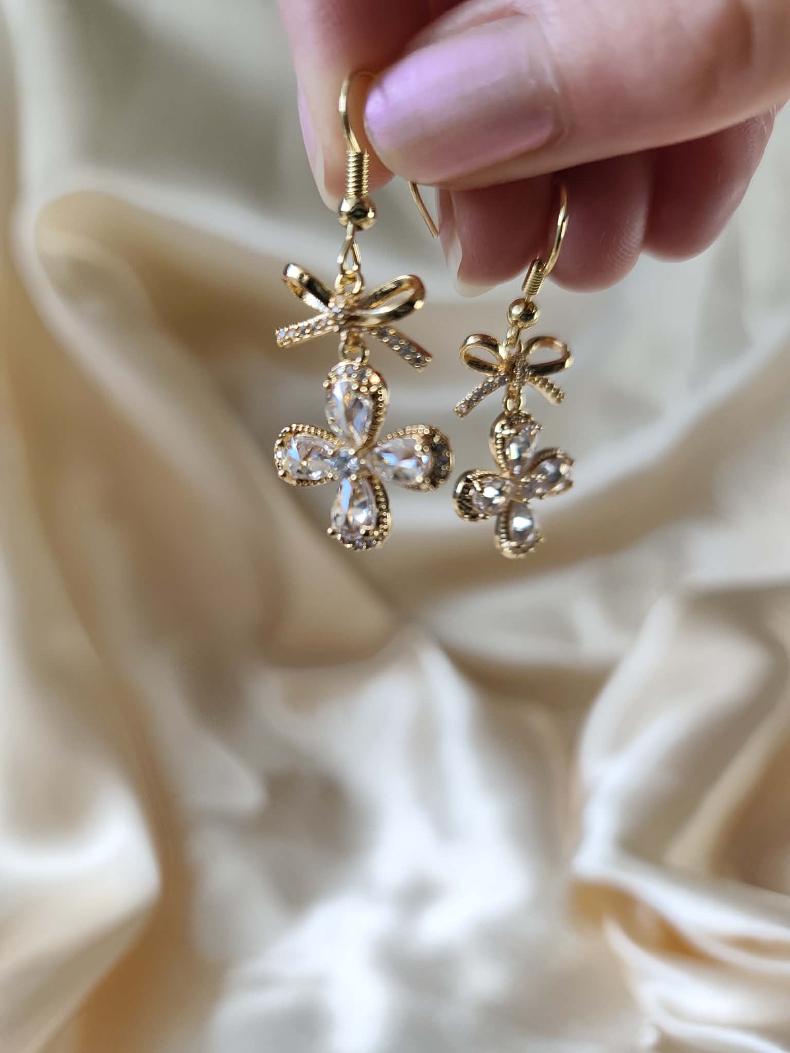 Boucles d'oreilles " L’Éclat de la Princesse"