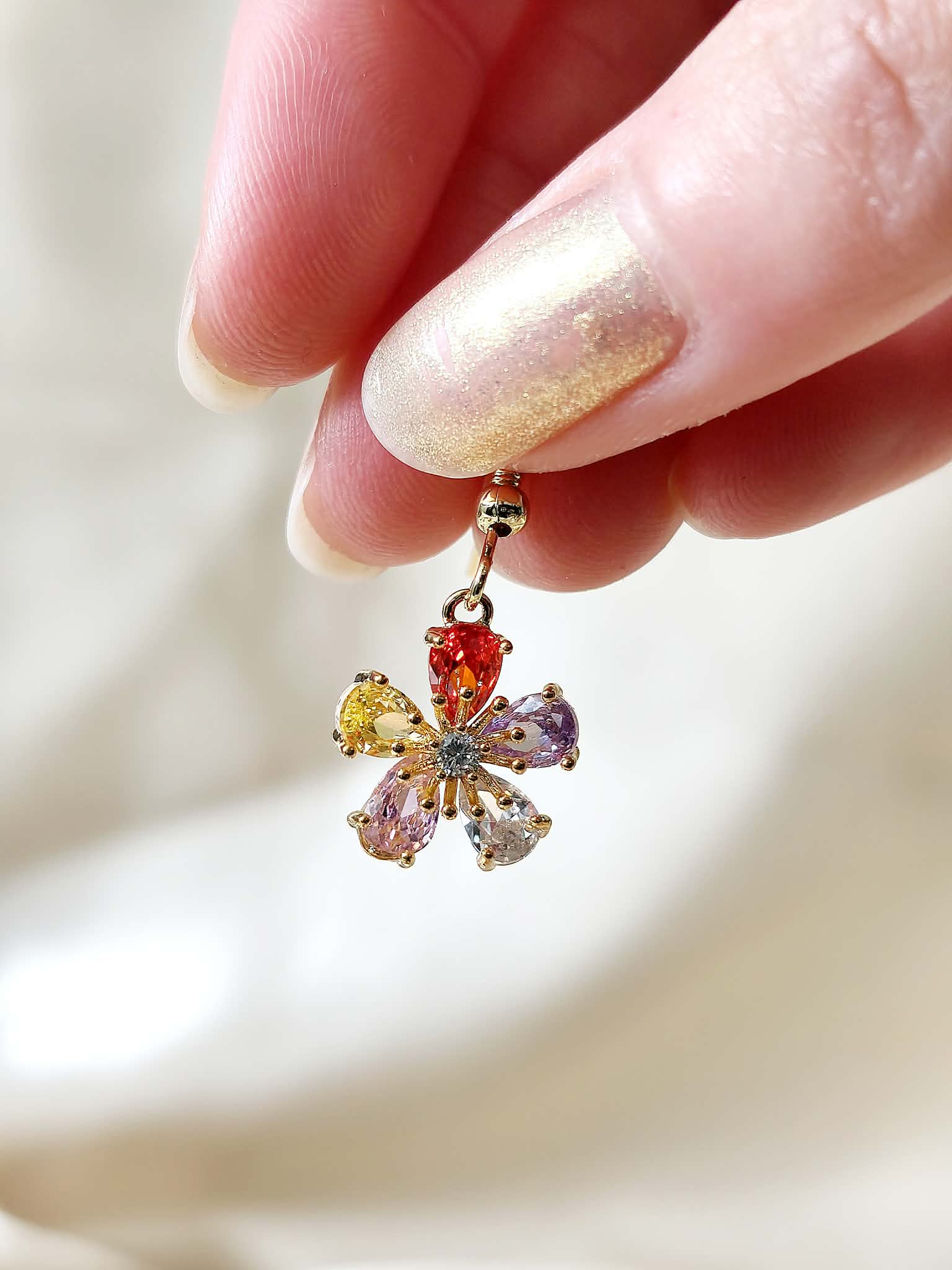 Boucles d'oreilles "Les Joyaux du Printemps"