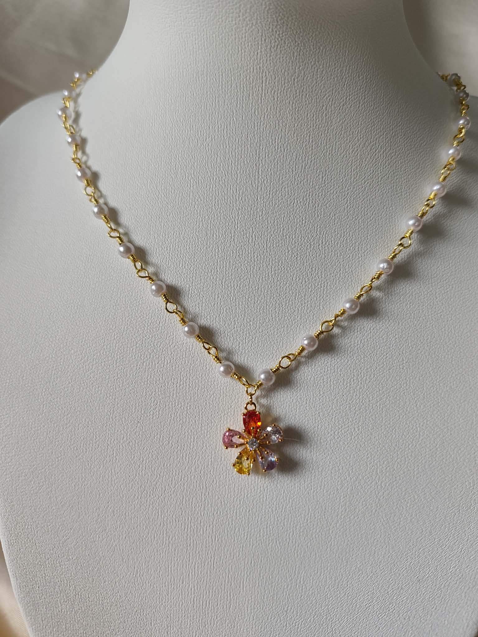 Collier "Floraison Impériale"