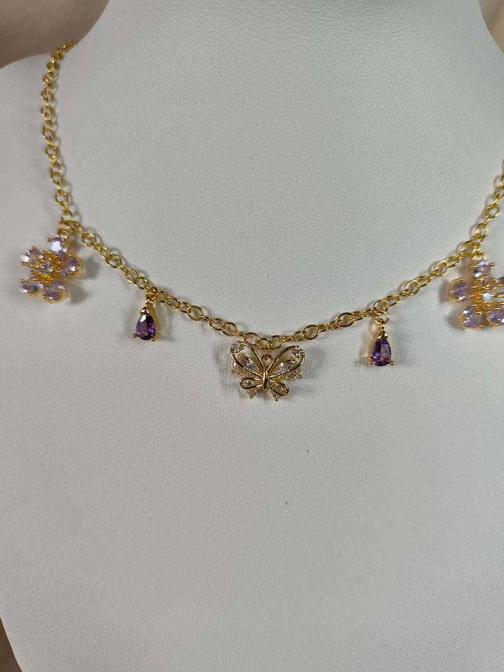 Collier "Papillon du jardin"