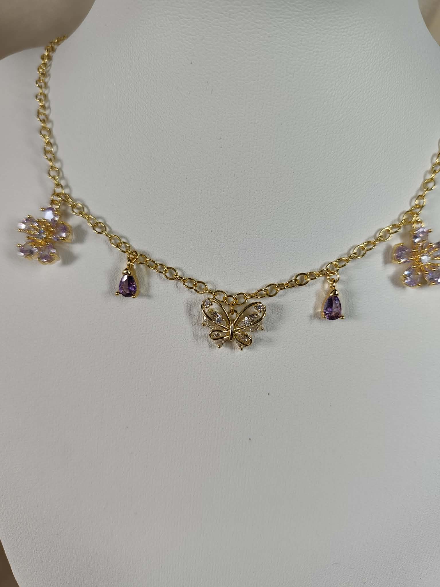 Collier "Papillon du jardin"