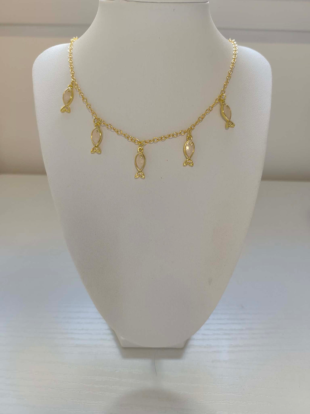 parure "Le Poisson de Nacre"