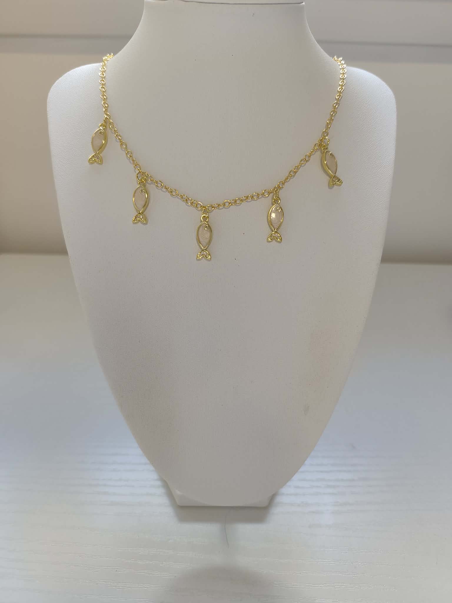 parure "Le Poisson de Nacre"