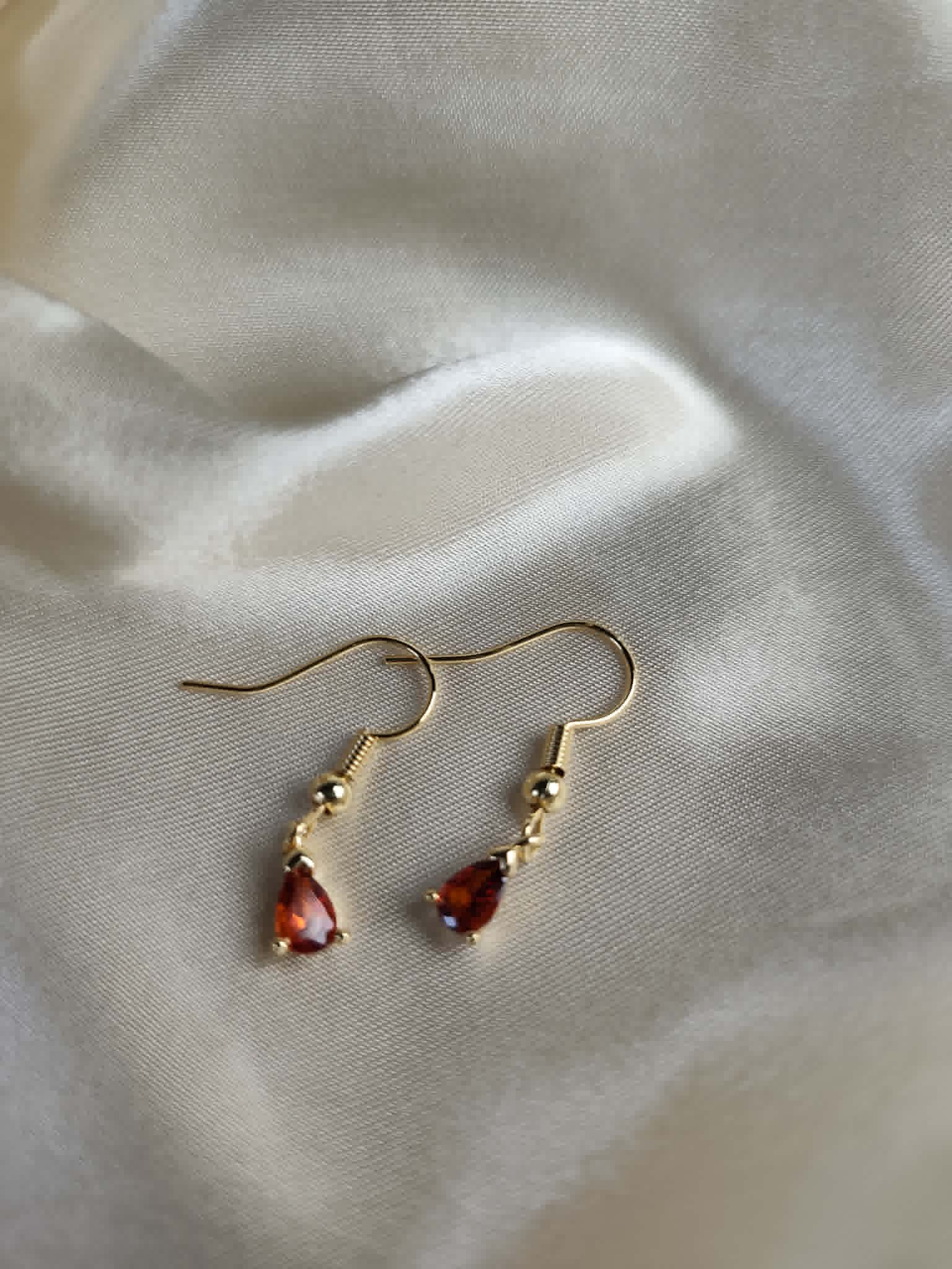 Boucles d'oreilles "Éclat d’Ambre"