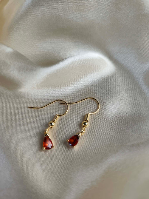 Boucles d'oreilles "Éclat d’Ambre"
