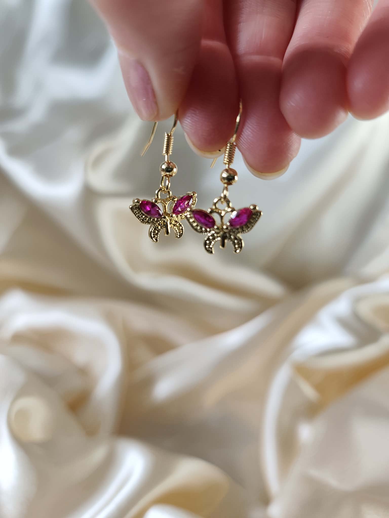 Boucles d'oreilles "Papillon Royal"