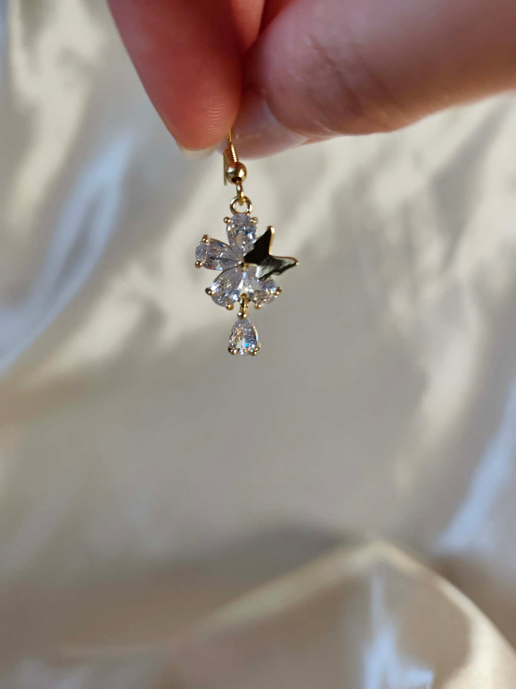 Boucles d'oreilles "papillon impérial"