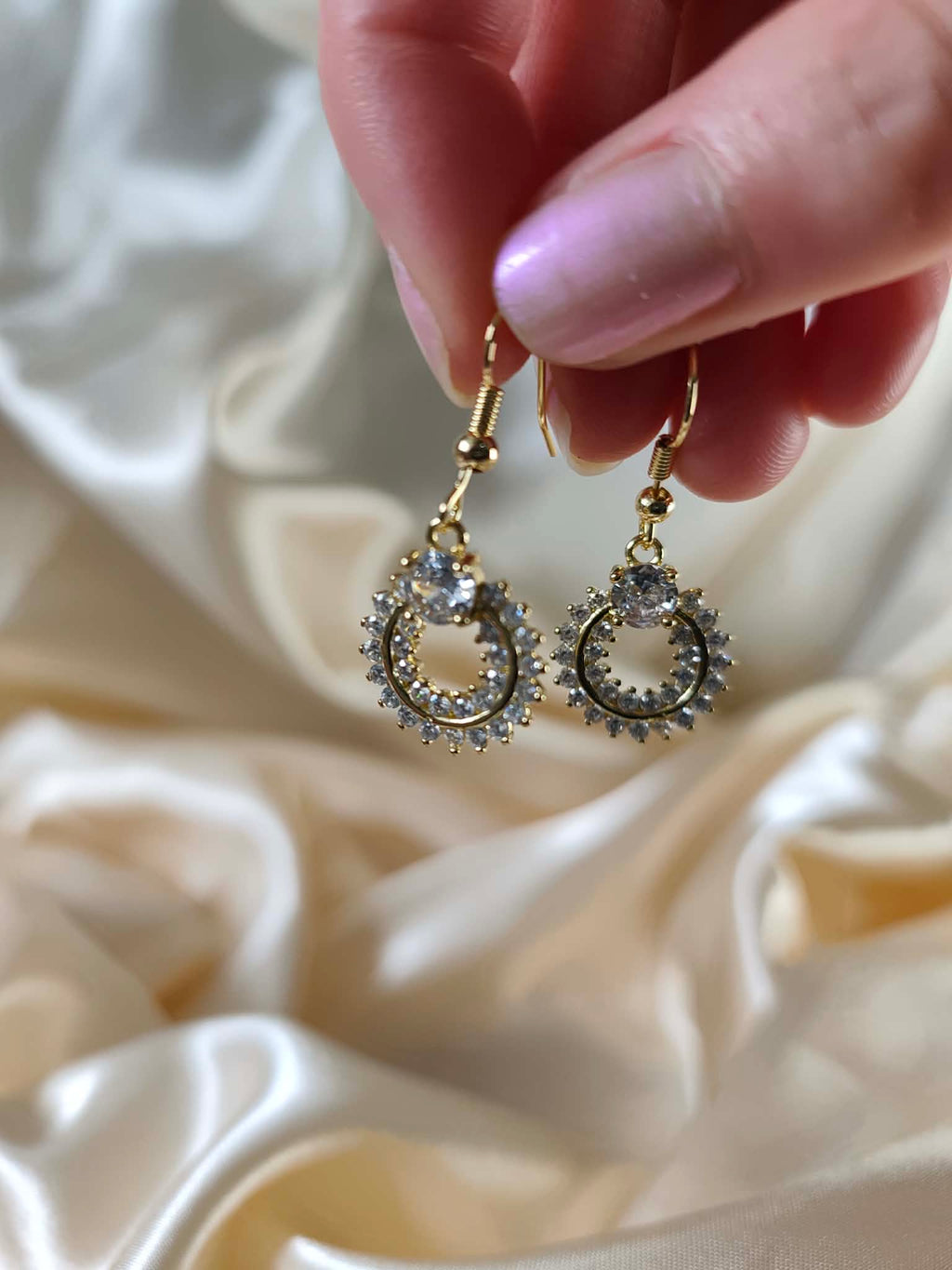 Boucles d'oreilles "La divinité"