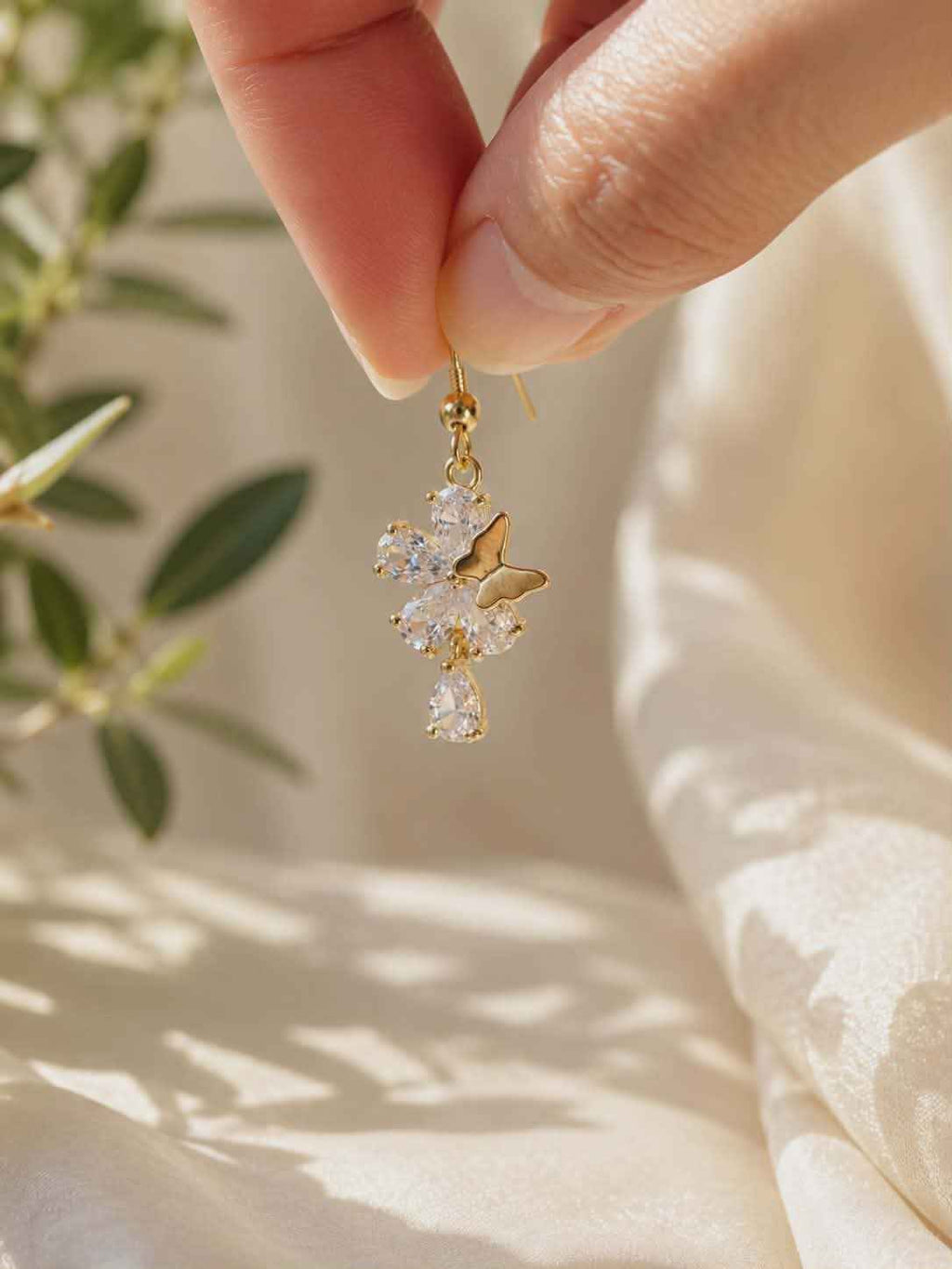 Boucles d'oreilles "papillon impérial"