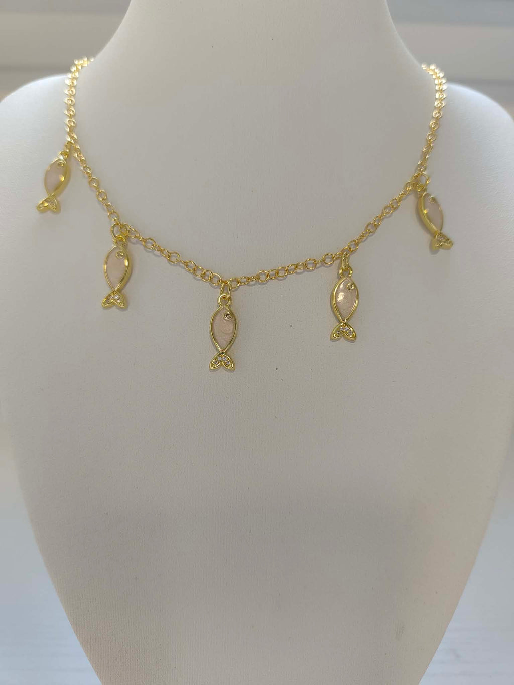parure "Le Poisson de Nacre"
