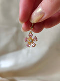 Boucles d'oreilles "Éclosion Rosée"