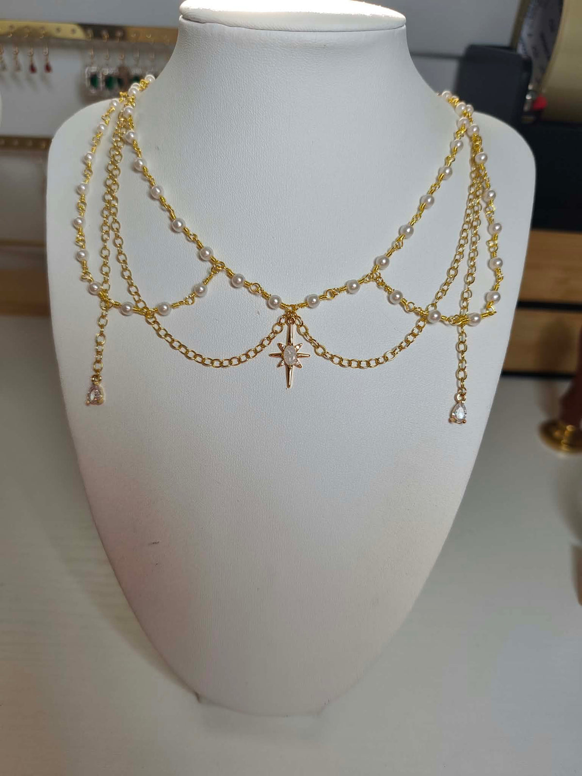 Collier "La princesse des Neiges"