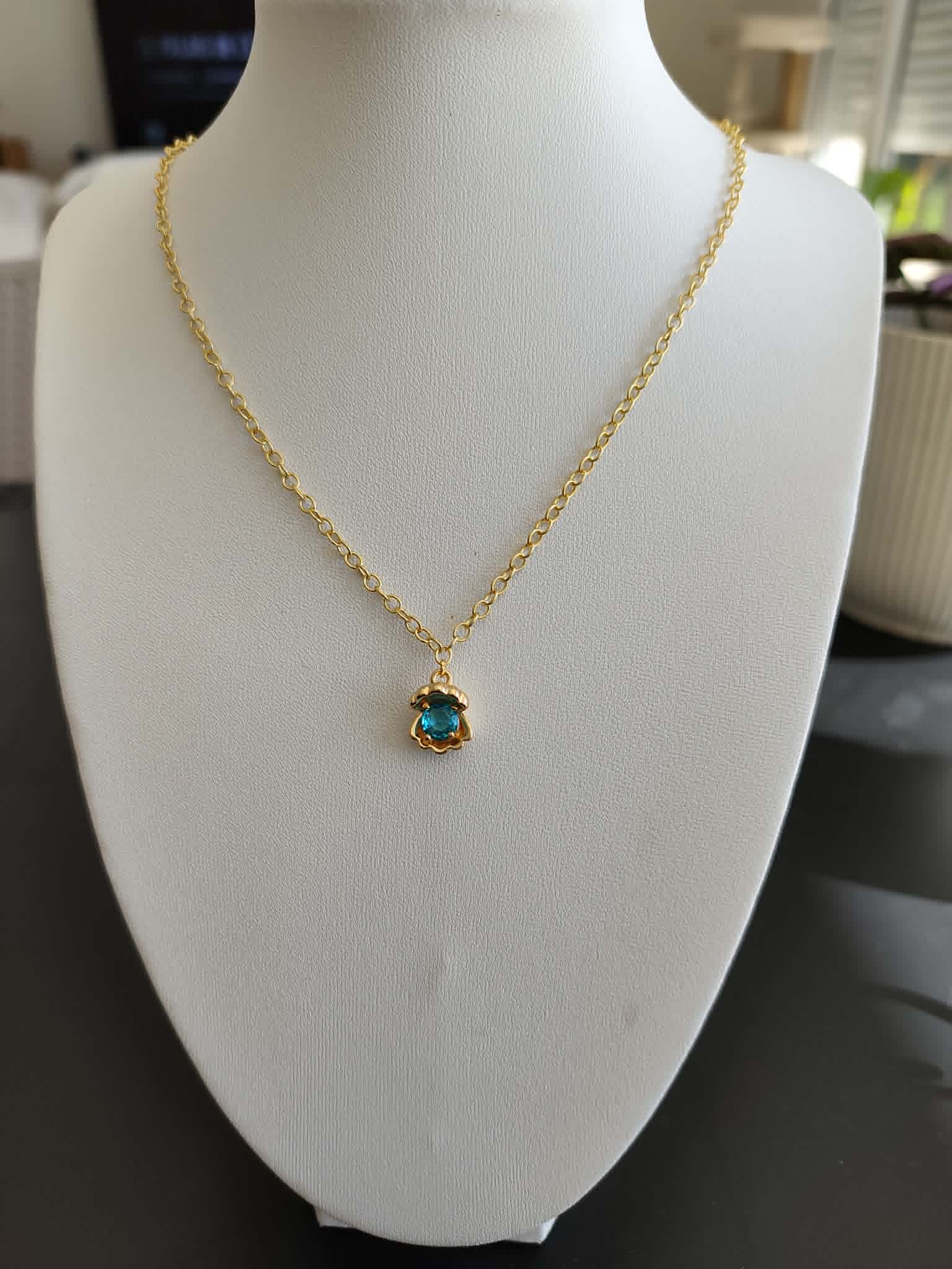 Collier "Coquillage turquoise"