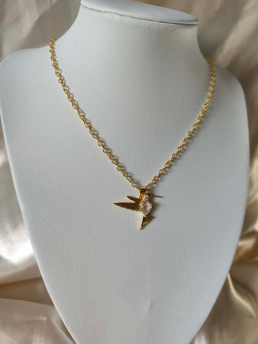 Collier "Oiseaux de la cour"