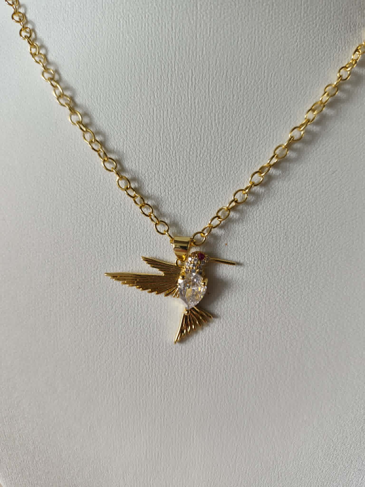 Collier "Oiseaux de la cour"
