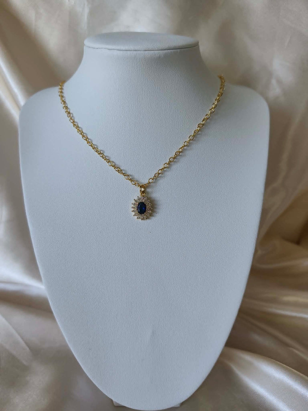 parure "éclat de saphir"