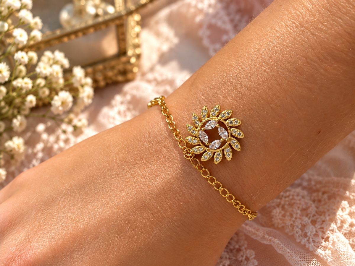 Bracelet "La Rosace Royale"