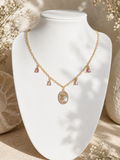Collier "rose de la cour"