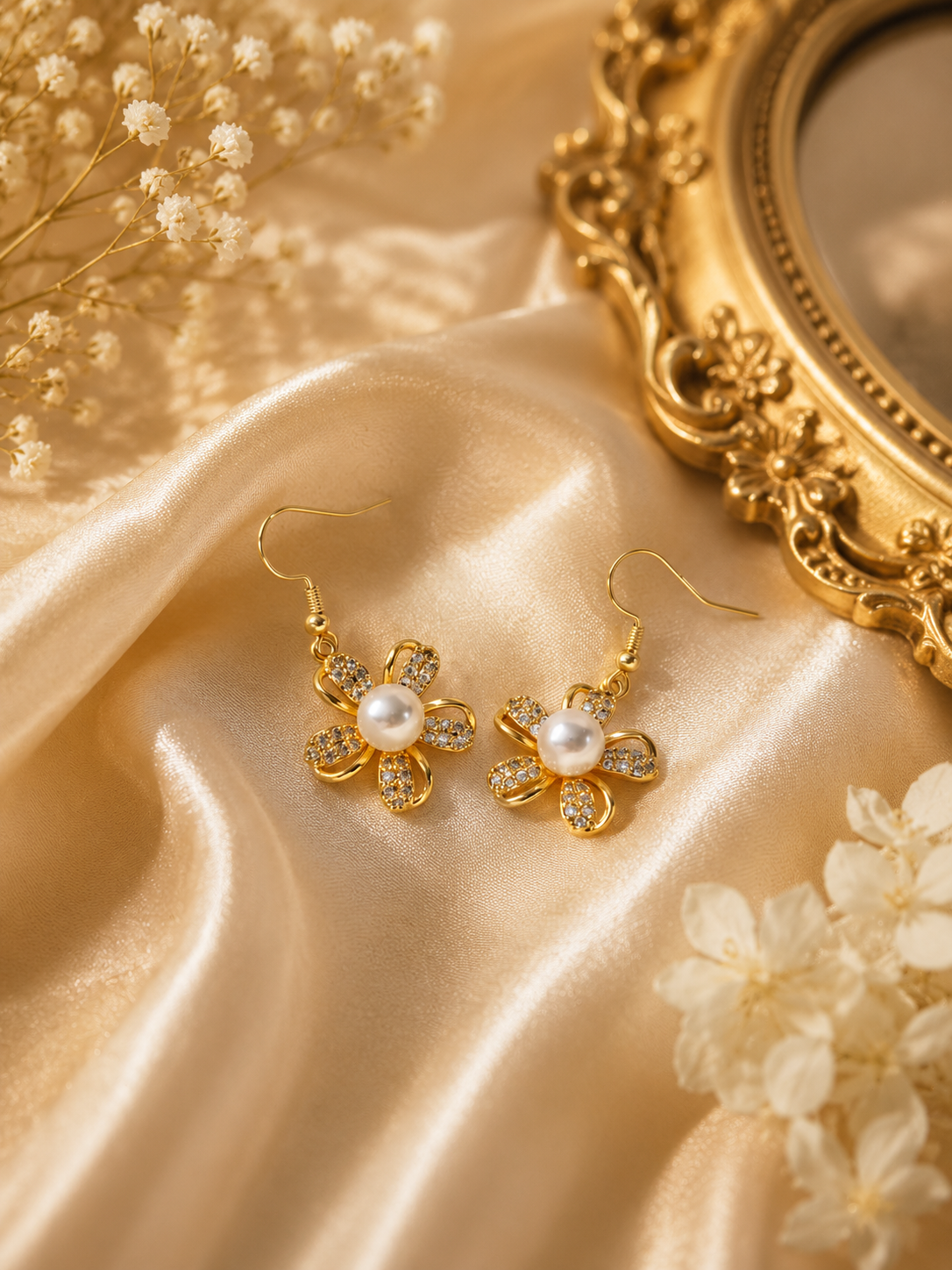 Boucles d'oreilles "Les Fleurs de l’Impératrice"