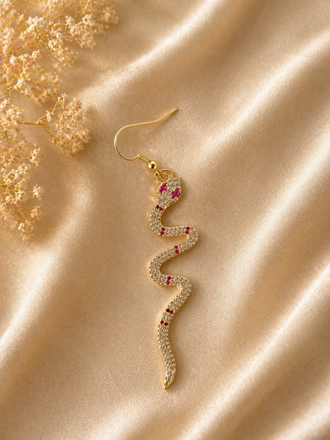 Boucles d'oreilles “ Serpent Impérial”