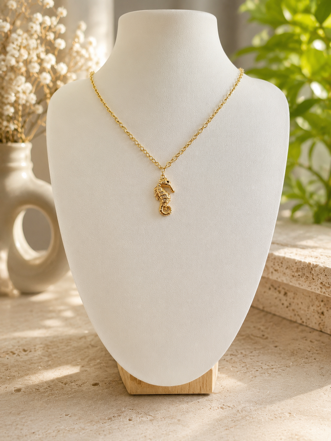 Collier "hypocampe royal"