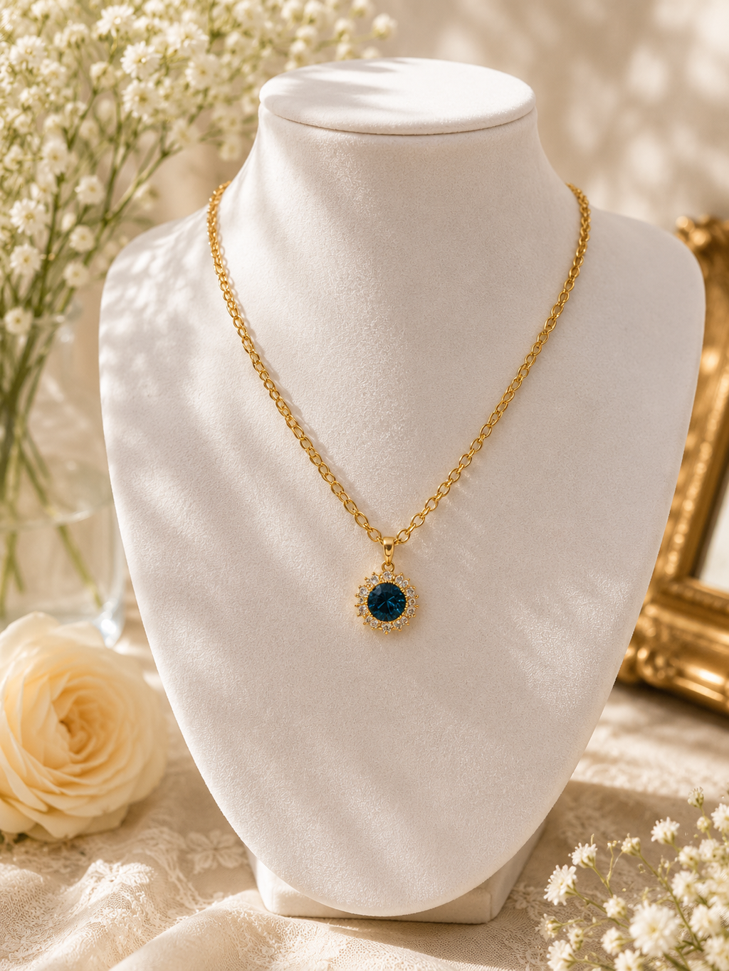 Collier "Le Saphir de la Reine"