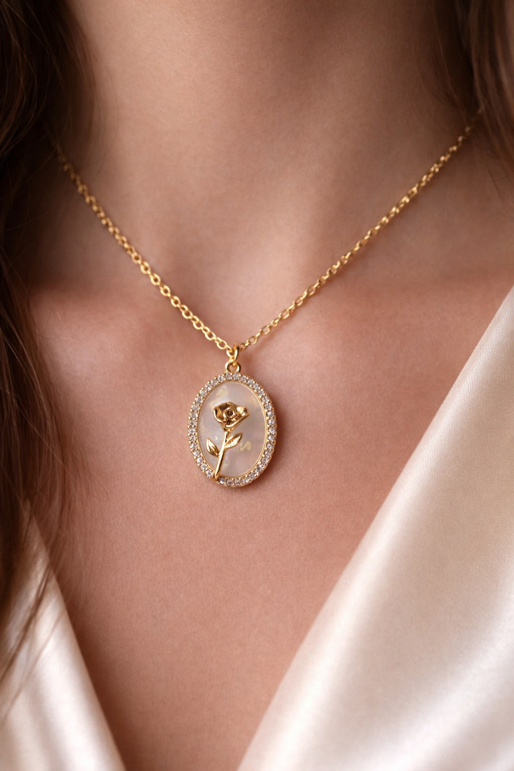 Collier "La Rose de la Cour"