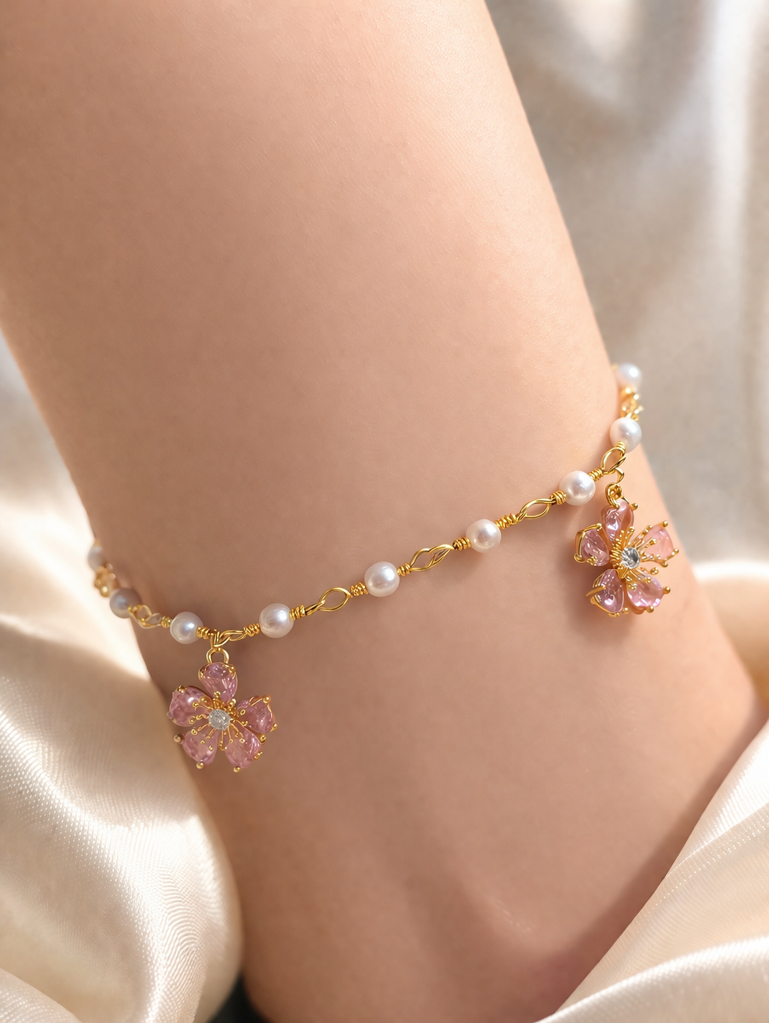 Bracelet cheville “ La Promesse d’Été”