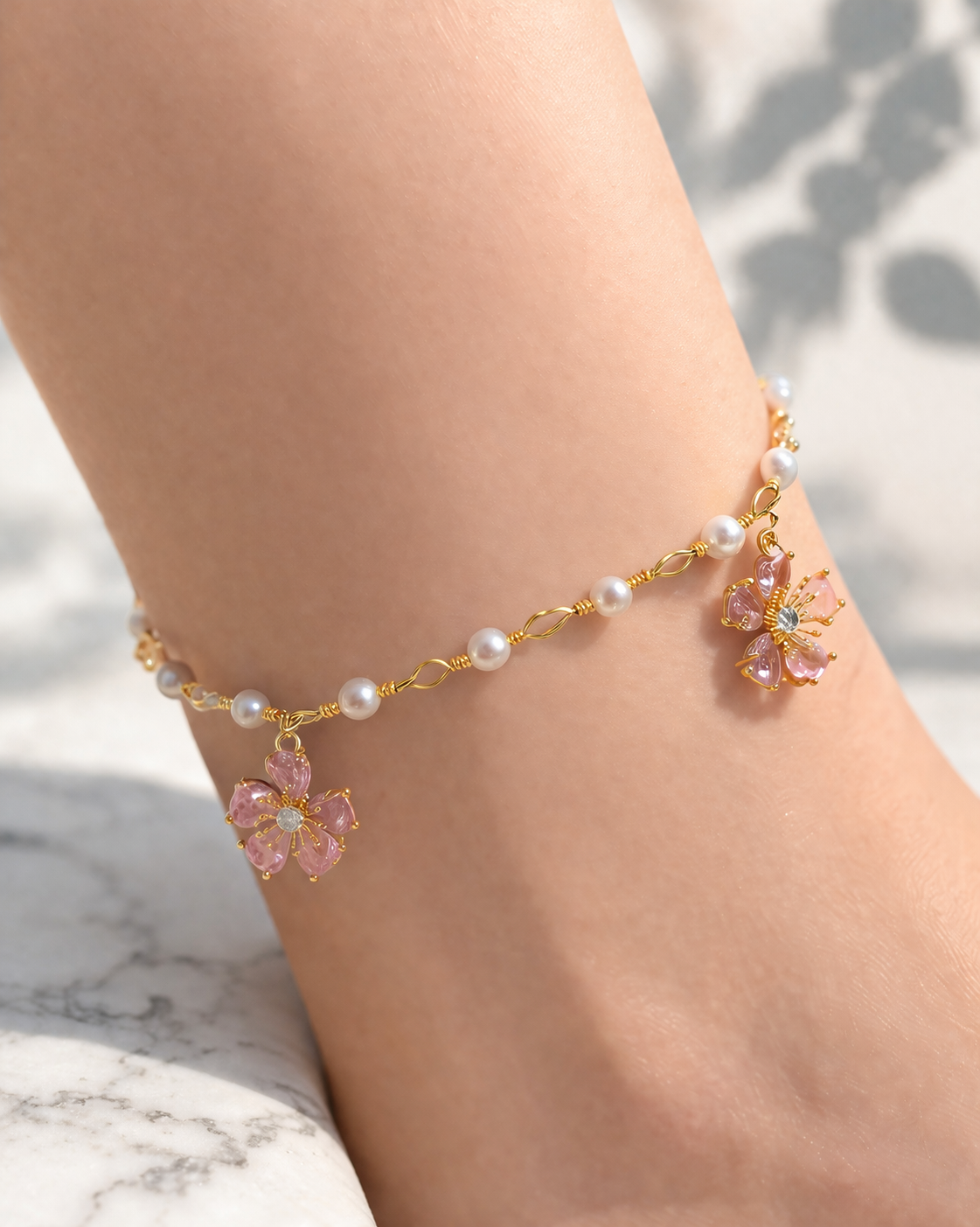 Bracelet cheville “ La Promesse d’Été”